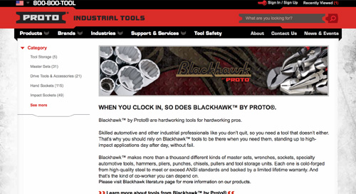 Blackhawk by Proto website link