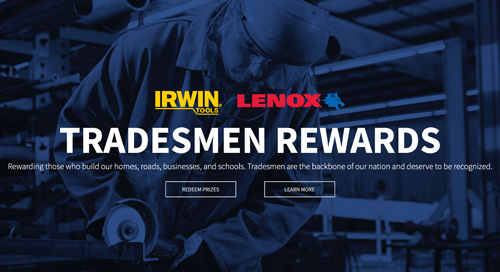 Tradesmen Rewards website link