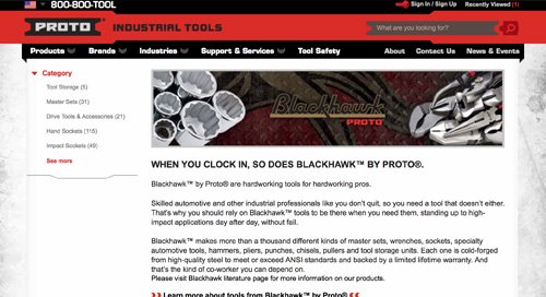 Blackhawk by Proto website link